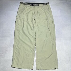 ExOfficio Cargo Pants Mens 34x28‎ Nylon Belted Outdoor Hiking Active Utility